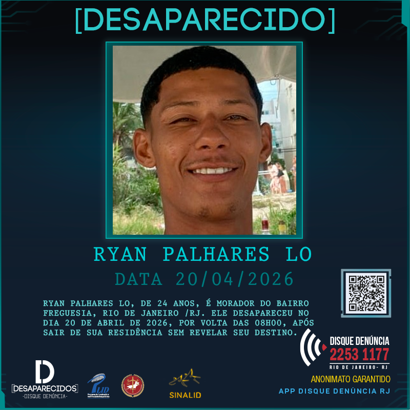 Onde está Ryan Palhares Lo?